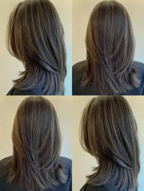 大家心心念念的高层次锁骨发侧面背面图来啦