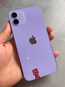 苹果12美版iphone12紫色128g有锁黑解无锁
