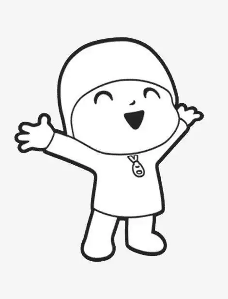 关键词  卡通小孩开心人物手绘简笔画