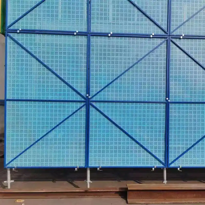 【工地外架钢板防护网 建筑爬架网片 脚手架冲孔钢网片亚奇直销】价格