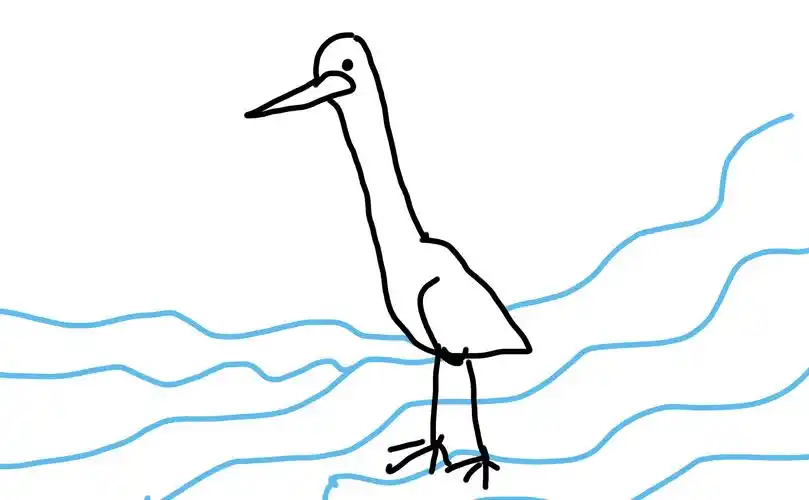 危险动作请勿模仿!长脖白色企鹅在急流中洗脚