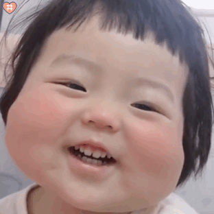 萌娃丸子妹表情包动图