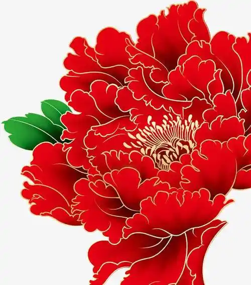 手绘牡丹设计素材手绘牡丹花手绘牡丹花