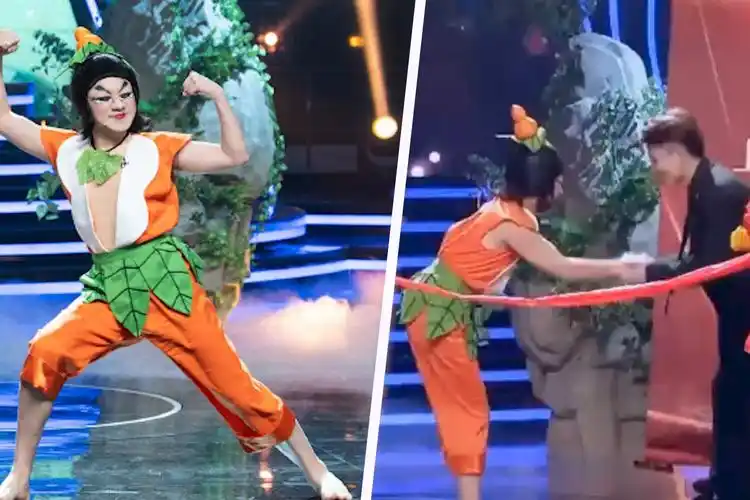 爷青回王祖蓝再次cos葫芦娃