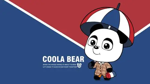 可爱卡通酷拉熊高清桌面壁纸