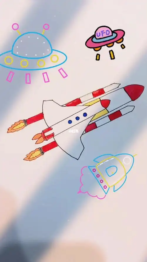 火箭简笔画