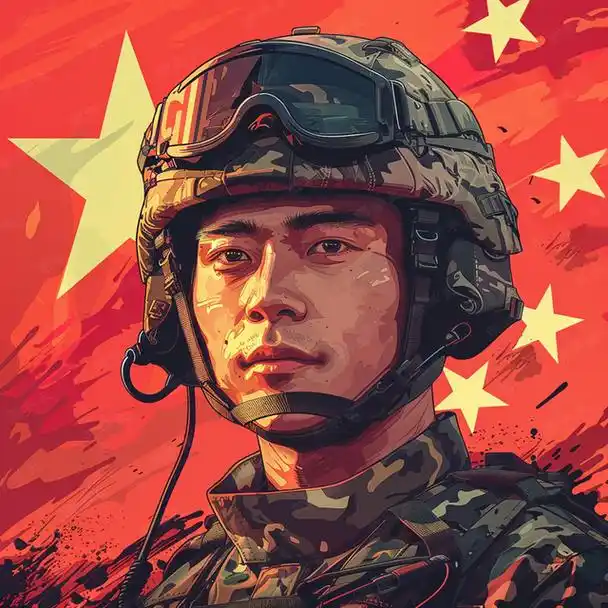 军人头像|男士兵专属迷彩服装手绘头像