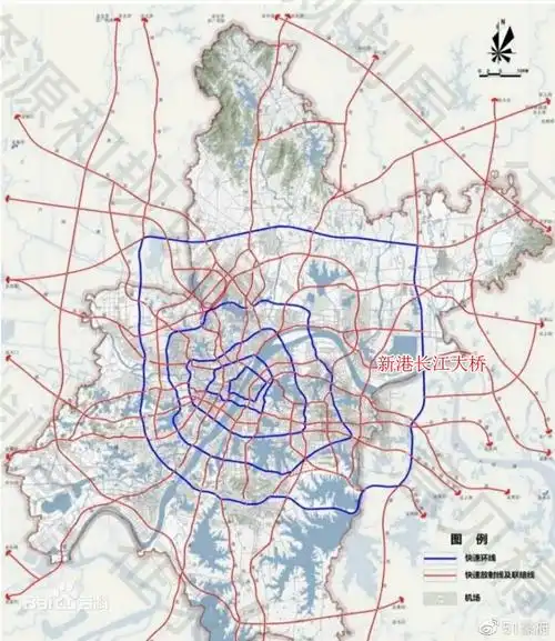 武汉五环线初步规划出炉