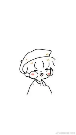 简单q版人物萌图简笔画男生