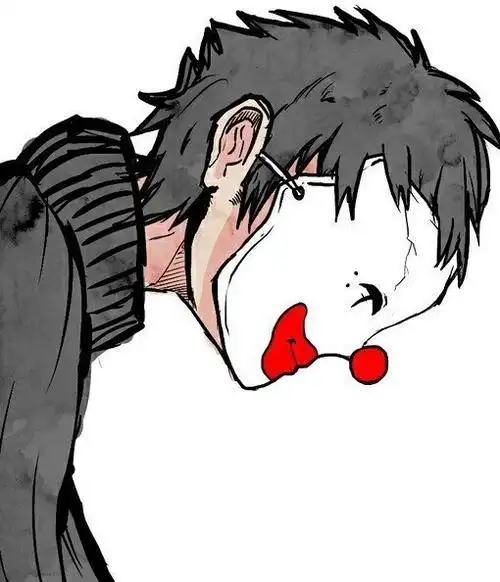 动漫男头小丑面具