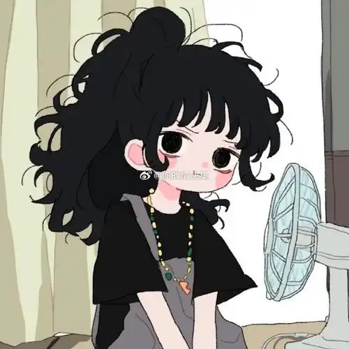 24#女生头像#Ⅰ#手绘头像#Ⅰ可爱Ⅰ粉色系Ⅰ吹风扇Ⅰ夏日限定Ⅰ闺蜜