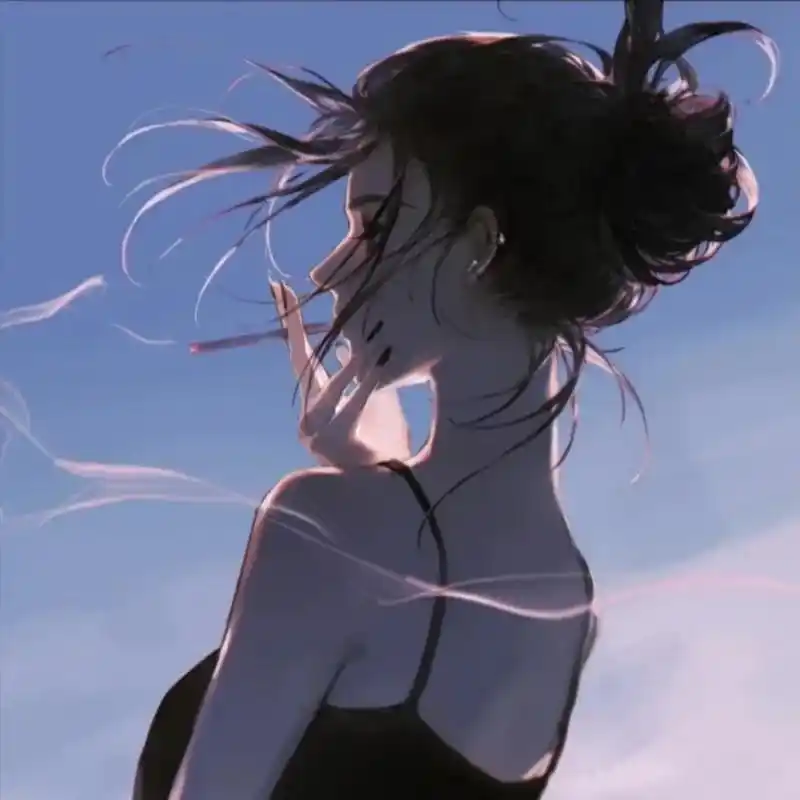 潮酷治愈系列元素动漫女生头像|专属你的夏日限定头像