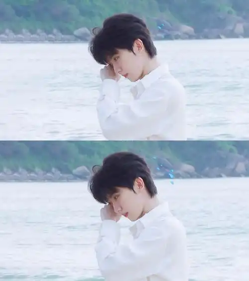 风吹起 少年的白衬衫    #马嘉祺这是我的岛