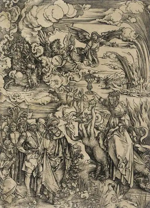 德国大师丢勒作品集上 (100幅)_铜版画