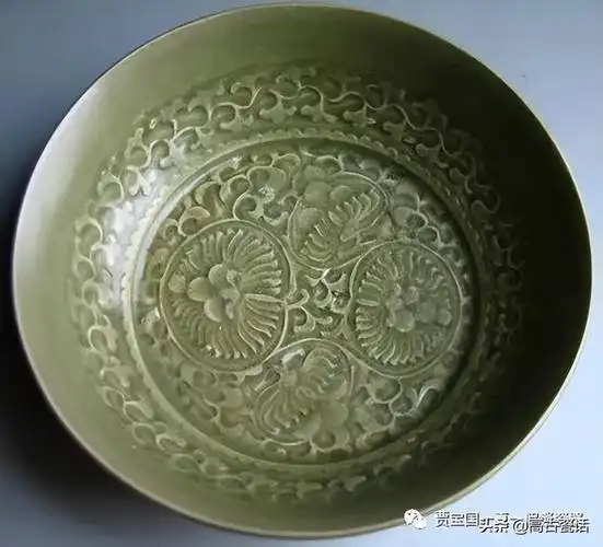 贾宝国一真一假说瓷器(165-仿耀州窑印花盘)