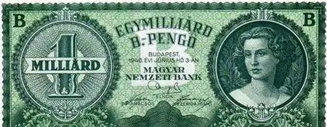 匈牙利流通过面值100000000000000000000的货币,相当于21万美元_帕戈