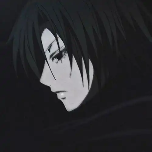 动漫头像男生黑暗风头像你的心像一个石头