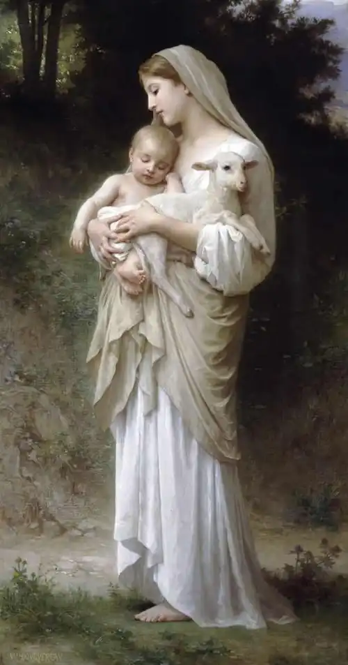 世界名画——母子相依 - fan1970_ - fan1970_的博客