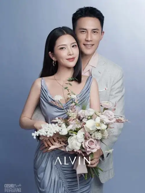 杜淳&王灿夫妇婚纱照大片 合体首封7515_婚纱照_新娘_时尚