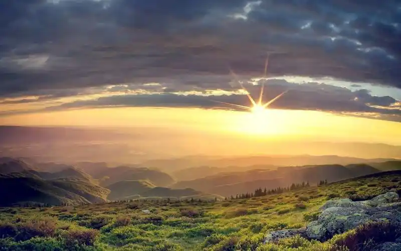 唯美日出风景图片高清电脑壁纸