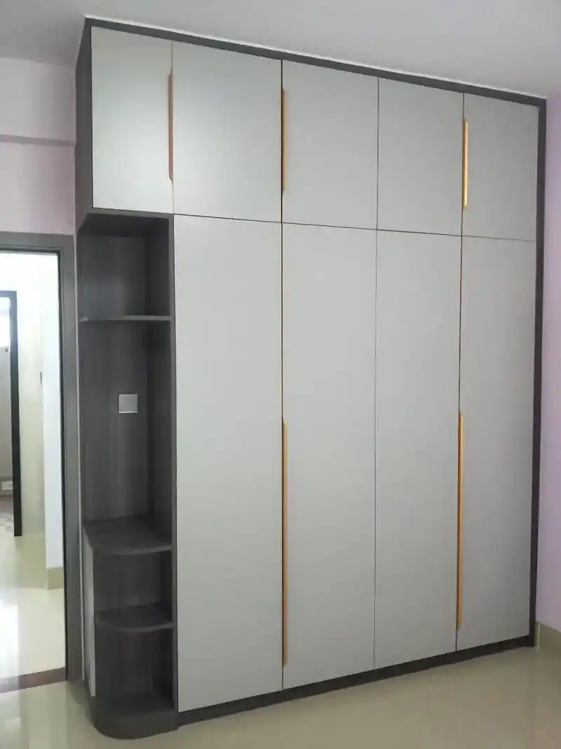 平开门衣柜.平开门衣柜近期完柜工展示,缺点开门比较占空间,如 - 抖音