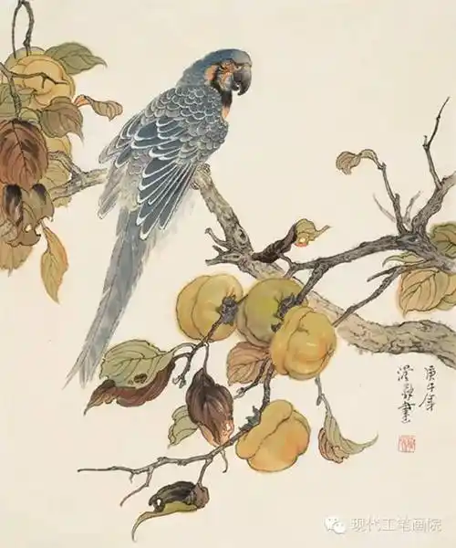 现代工笔画院名家在线著名工笔画家金涌焱