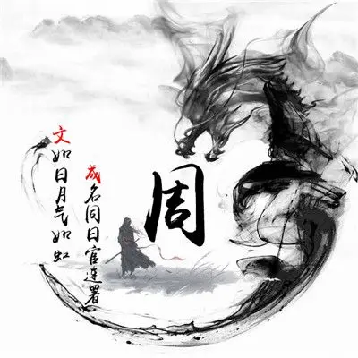 本站原创制作姓氏头像共计十二张全部都好看