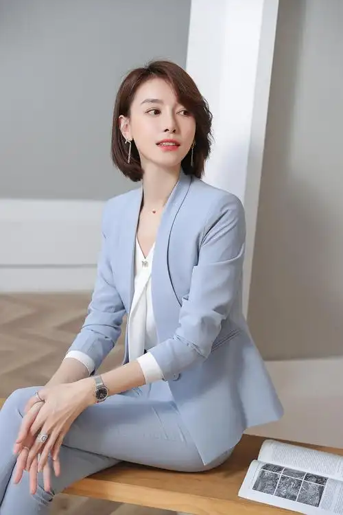 职业装气质女神范西装套装女大学生职场公务员面试服装女商务正装