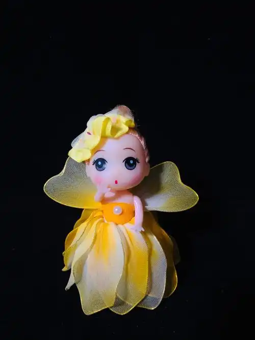 手工制作丝网花娃娃入门款2