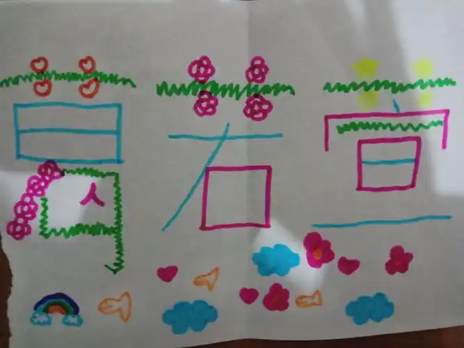 中公村幼儿园大班——我的名字画