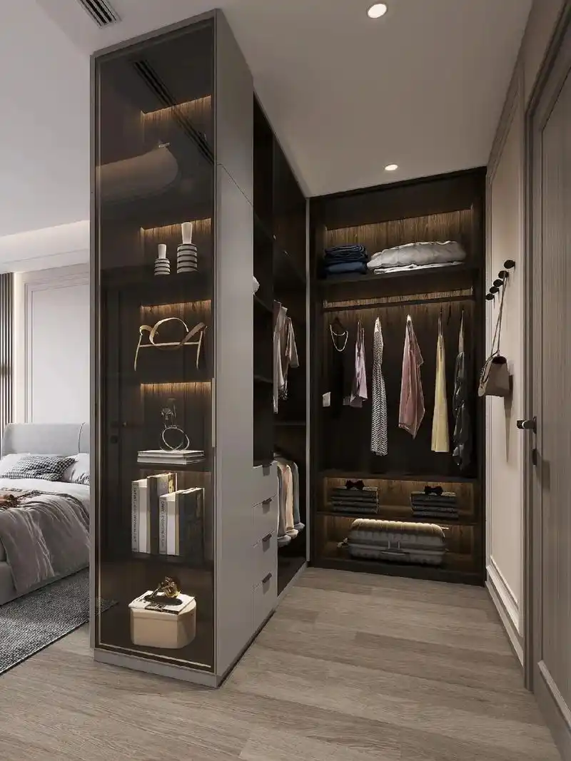 步入式衣帽间.2023流行的衣帽间,每个女孩子都想要拥有属于 - 抖音