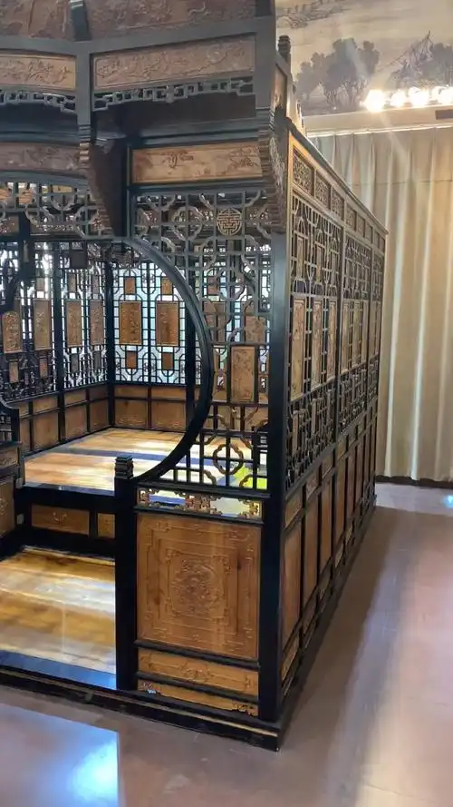 千工拔步床中床