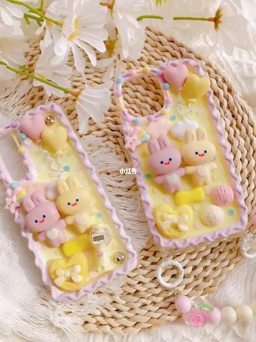 rico饼干兔兔奶油胶手机壳