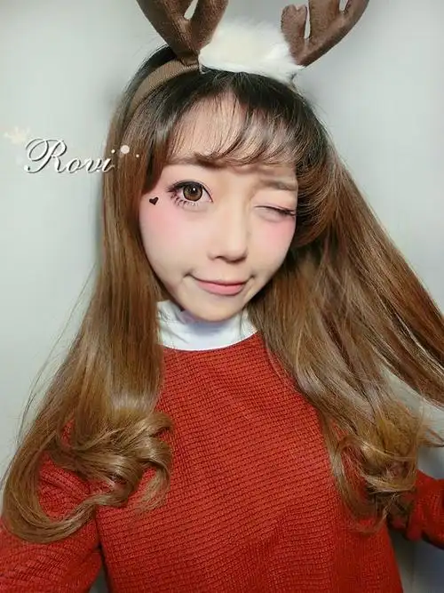 【rovi薇薇】化身圣诞精灵 可爱小鹿妆容