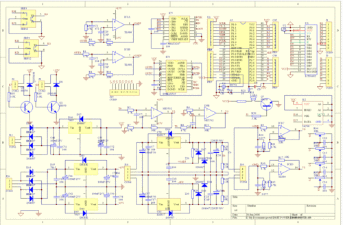我设计的双路数控电源的电路部份,有一些部份不明.
