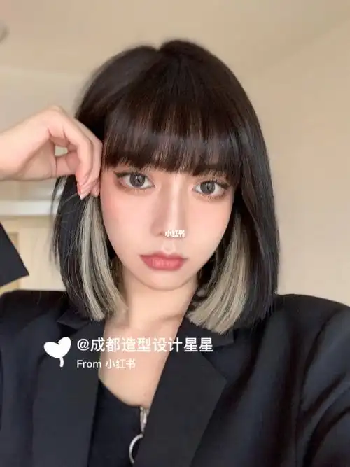 lisa发型 挂耳染 漫画刘海 圆脸也可_刘海_发型_漫画_圆脸_未来中心