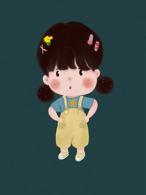 q版人物自学procreate画个小女孩吧