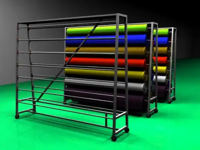 纺织面料挂布架 壁纸架 家纺面料布料存放架 展会货架