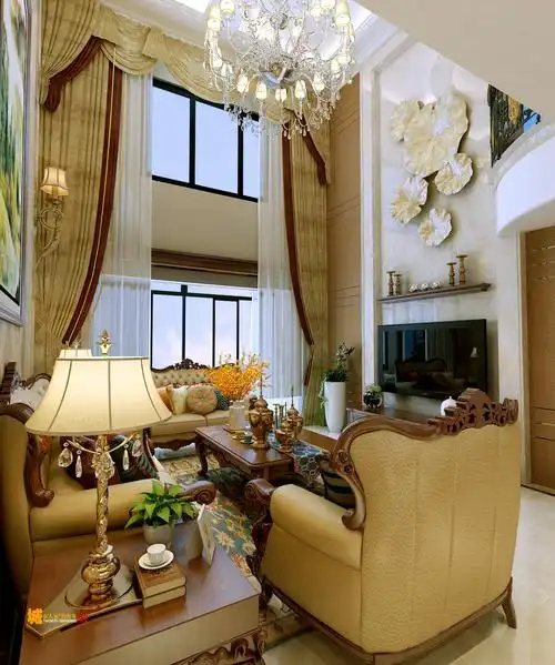 济南原香溪谷复式装修效果图