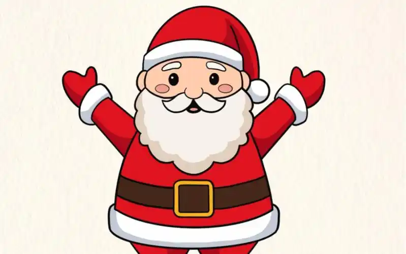 圣诞节系列|圣诞老人|简笔画详细教程|卡通人物