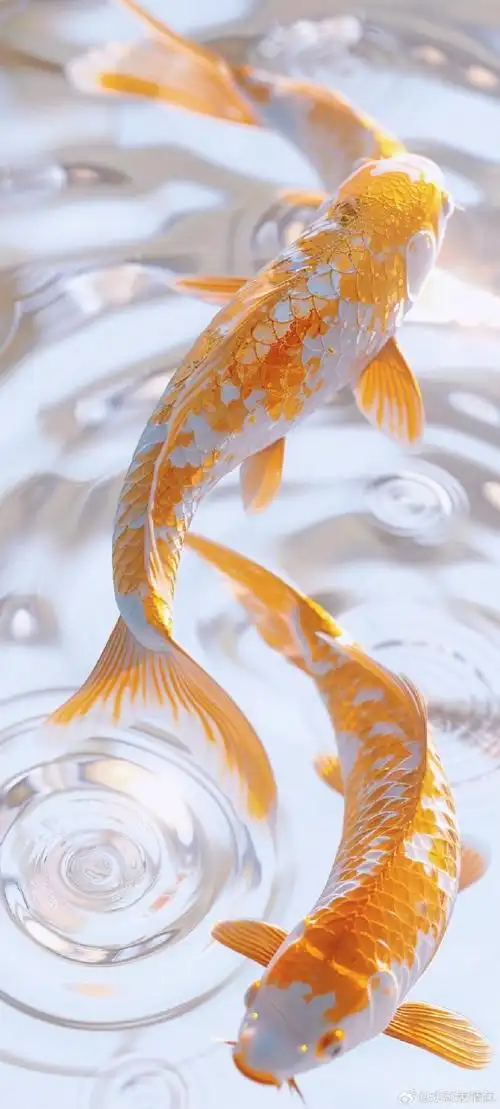 2024最灵锦鲤出现了#好锦鲤,流水生财,发财壁纸!