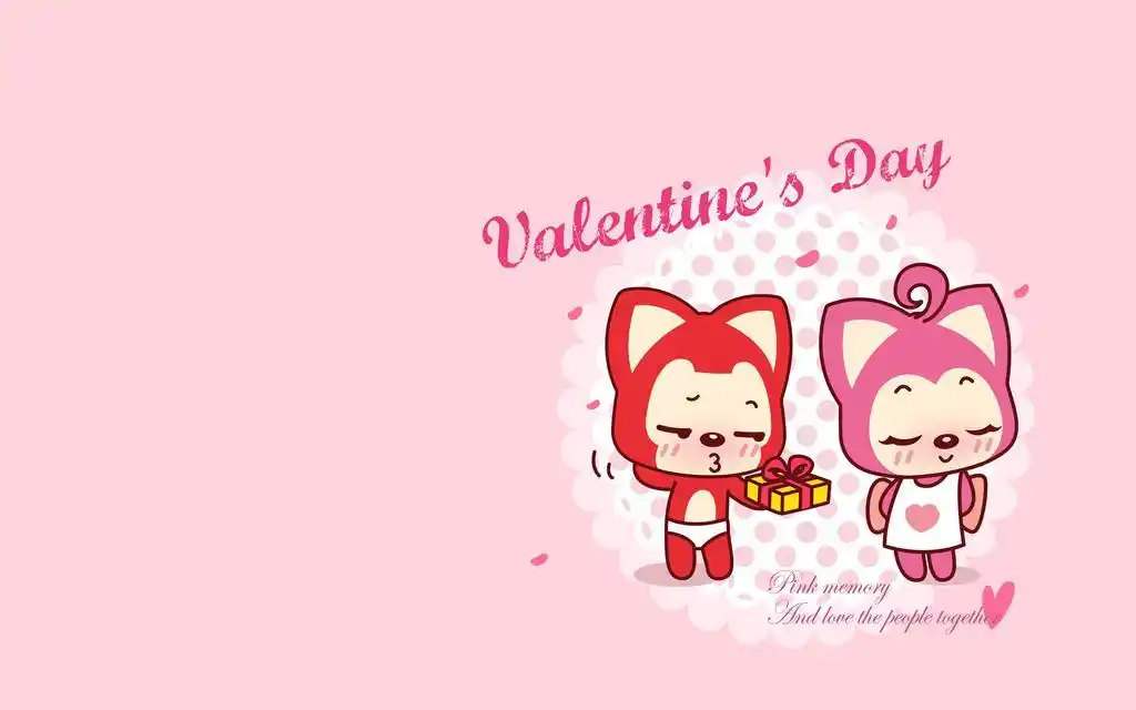 甜蜜情侣阿狸桃子桌面壁纸.