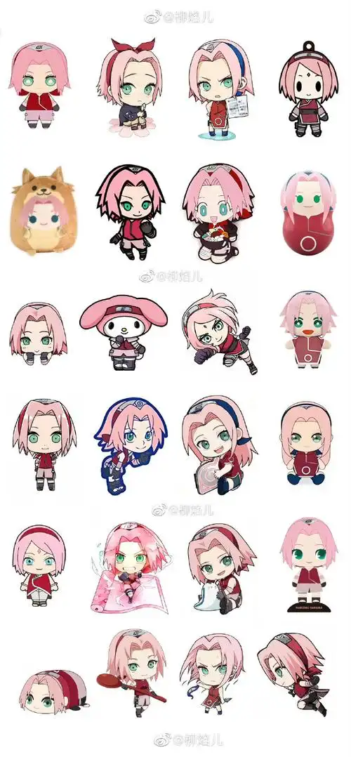 【2024年樱贺】春野樱官方q版图鉴 造型补充94  转评 揪三位每人32.