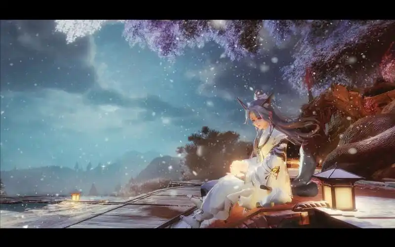 剑网三编辑器狐梦丨后期过程分享