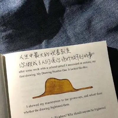 手写 书中的文字 背景图