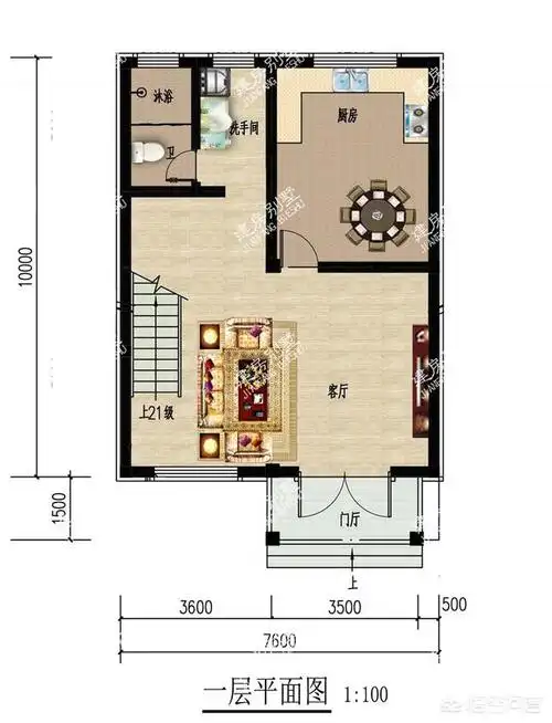 头条问答 - 8米乘15米长宽的二层怎么样设计3房一厅一厨一卫呢?