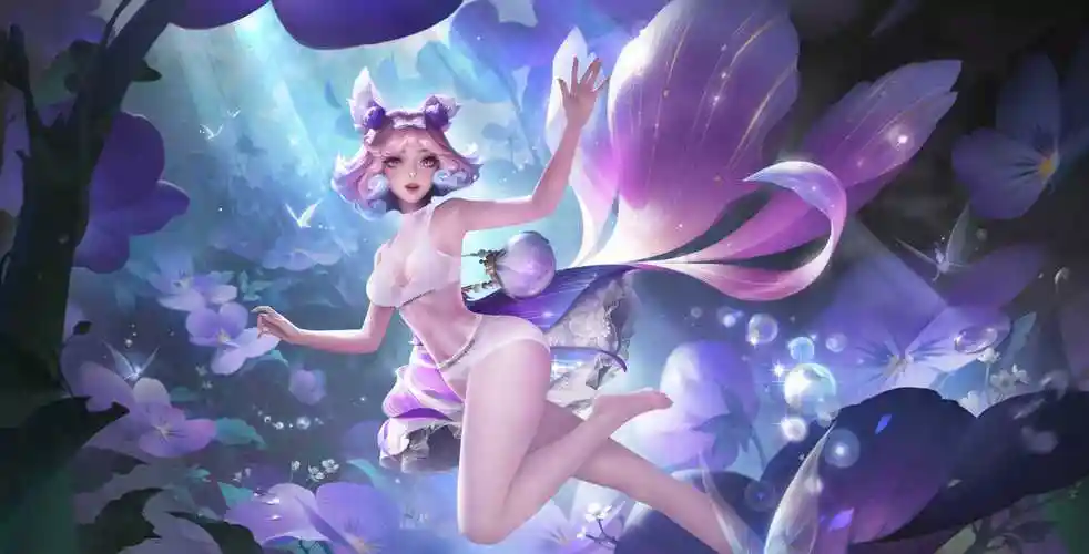 王者荣耀妲己紫罗兰之誓去掉身上多余布料高清福利大图