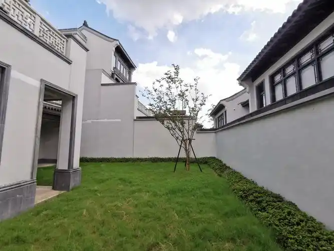 园中式合院 全朝南户型 全房间朝南设计,绿城富春玫瑰园(别墅)二手房