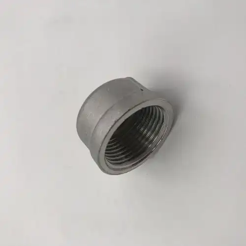 304201不锈钢铸造内丝堵头丝扣管堵管帽加厚内牙塞头水管配件4分