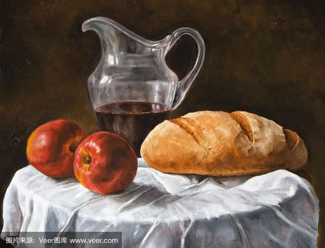 静物画的油画